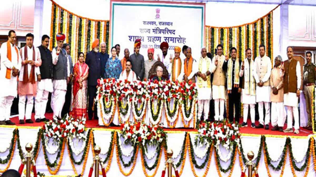 India: Rajasthan CM Bhajan Lal Sharma allots portfolios to ministers, keeps 8 ministries India: Rajasthan CM Bhajan Lal Sharma allots portfolios to ministers, keeps 8 ministries