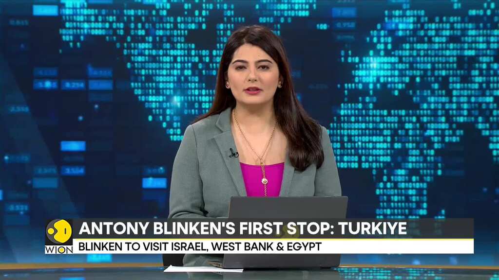 US Secretary of State Antony Blinken arrives in Turkey