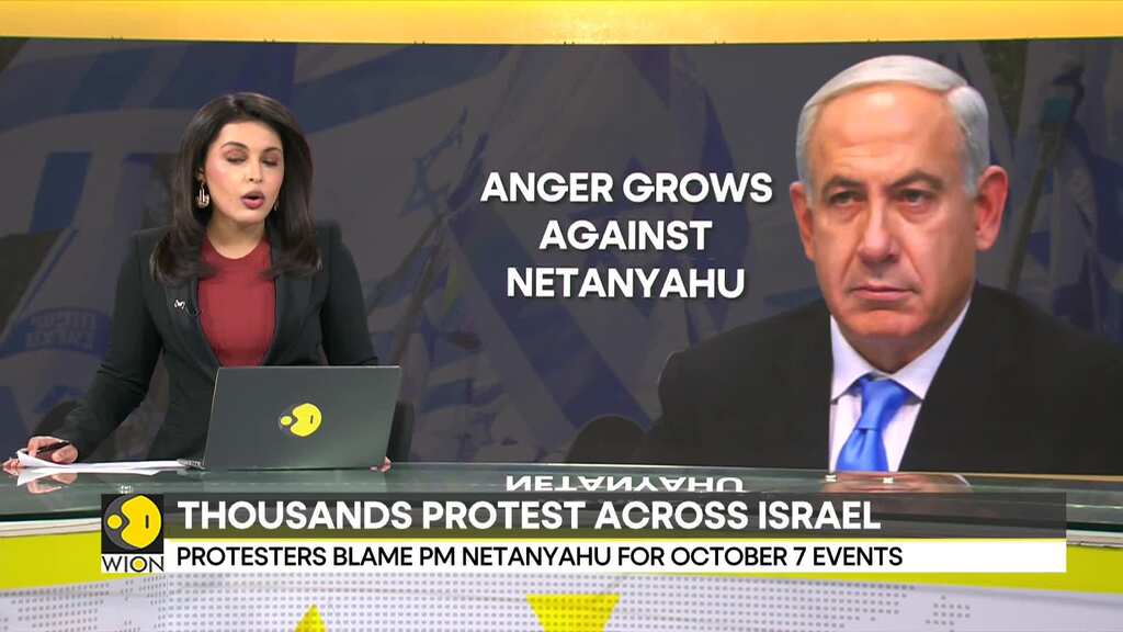 Israel: Angry protestors call for elections, blame PM Netanyahu for October 7 events