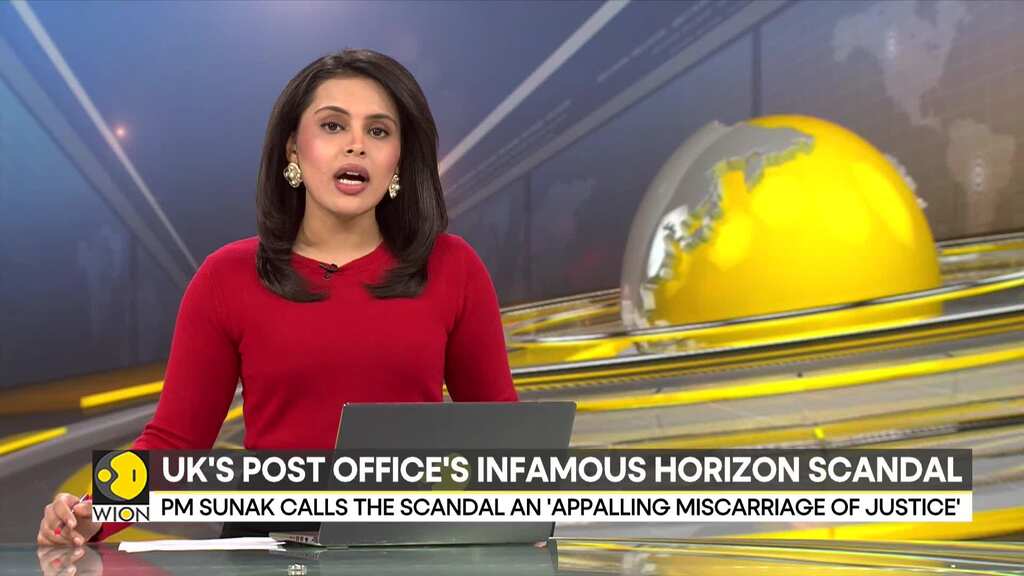 UK: PM Sunak calls 'Post Office' scandal 'appalling miscarriage of justice'