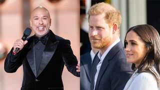 Jo Koy takes a dig at Prince Harry, Meghan Markle and the royal family in Golden Globes monologue