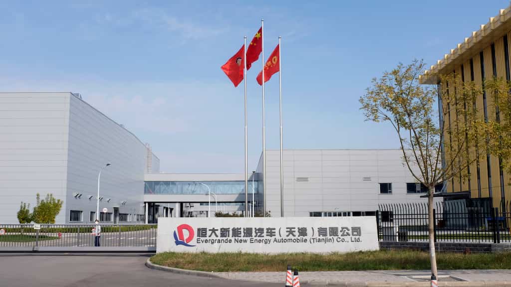 China's Evergrande says head of EV arm detained