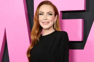 Look who we spotted! Lindsay Lohan at 'Mean Girls' premiere