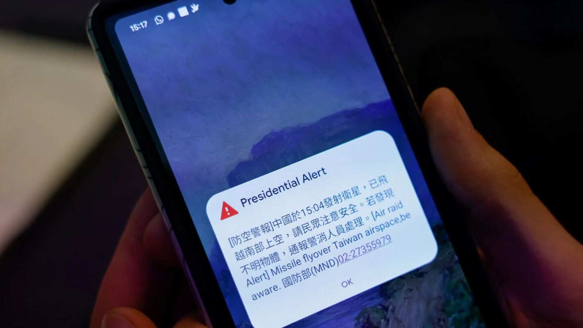 China’s satellite launch sparks safety alert on Taiwan phones amid election tensions China’s satellite launch sparks safety alert on Taiwan phones amid election tensions