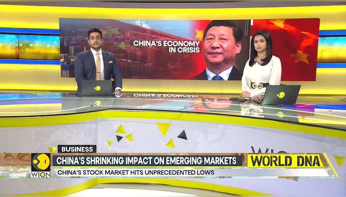China's stock market hits unprecedented lows