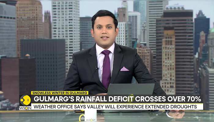 India: Climate change triggers rainfall deficit in Kashmir leaving Gulmarg snowless