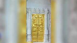 Ayodhya Ram Temple: First majestic golden door installed, 42 out of 46 to be coated with gold