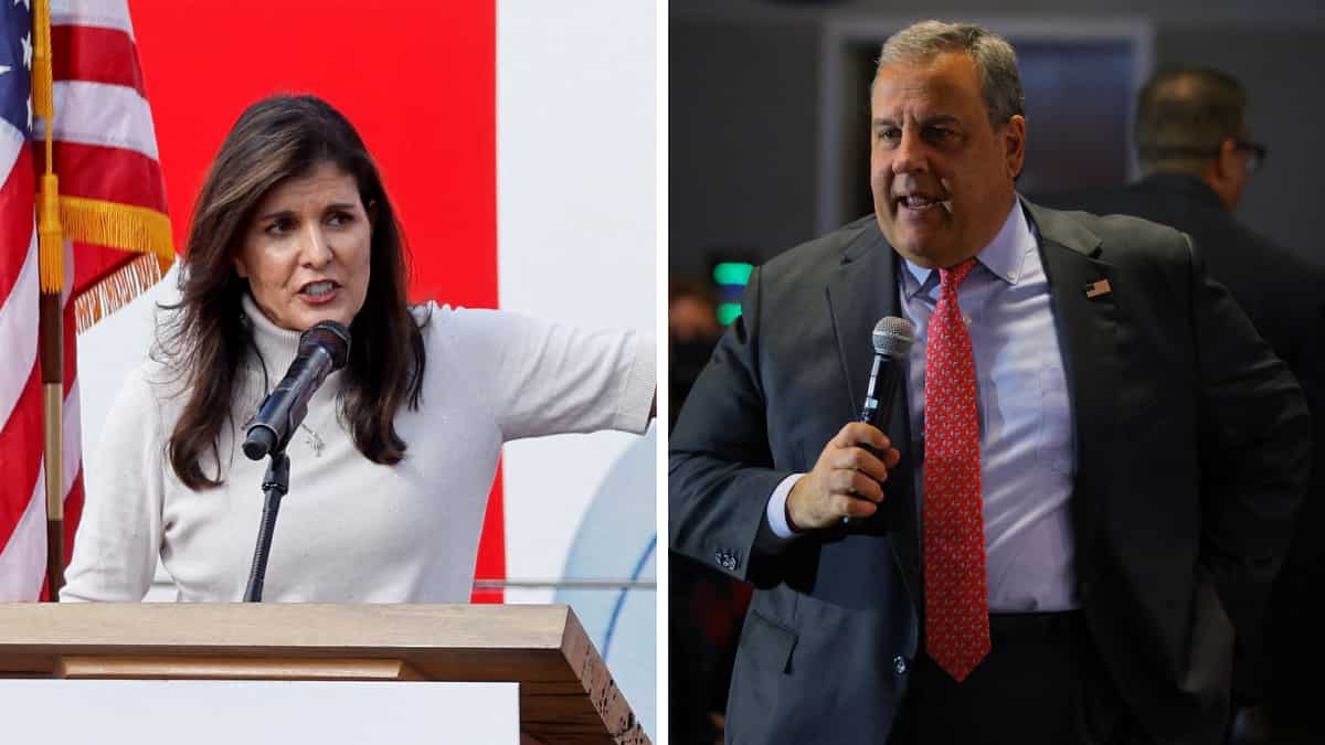 Watch: Chris Christie claims Nikki Haley will ‘get smoked’ in viral hot mic moment Watch: Chris Christie claims Nikki Haley will ‘get smoked’ in viral hot mic moment