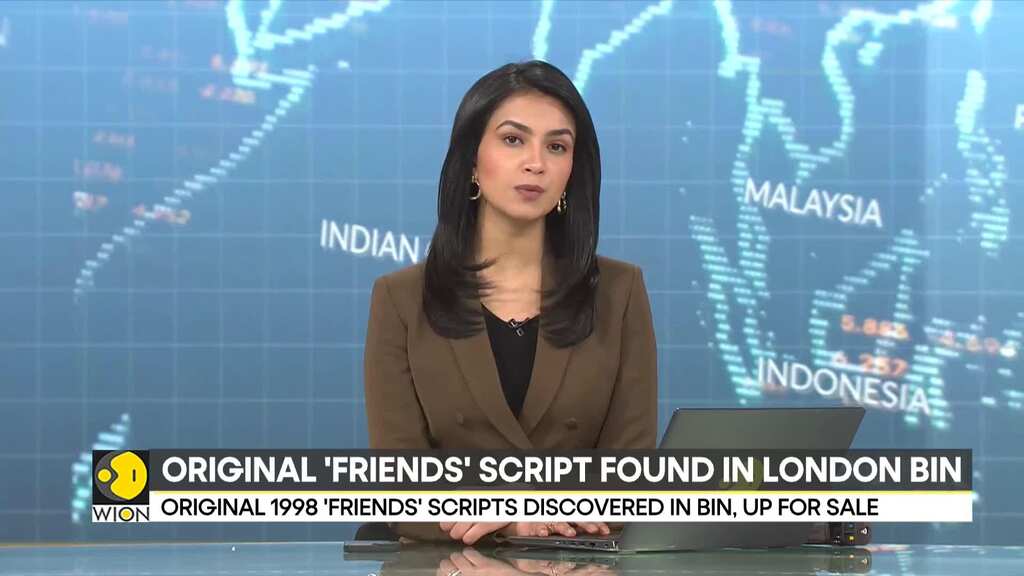 Original ‘Friends’ TV scripts from iconic episodes found in bedside table, headed for auction