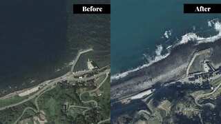 New Year's Day quake stretched a Japanese peninsula coastline by over 800 feet