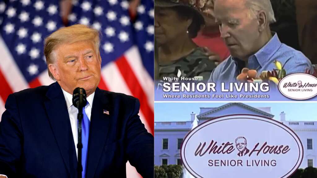 Donald Trump mocks Biden with 'White House Senior Living' campaign video