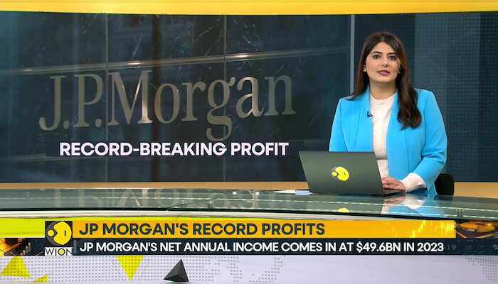 JP Morgan's net annual income comes in at $49.6 bn in 2023