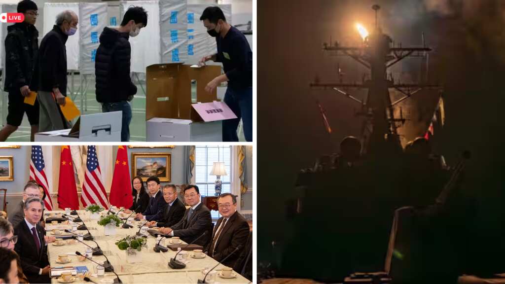 Morning news brief: Polling underway in Taiwan's key election, US carries out new strikes in Yemen, and more
