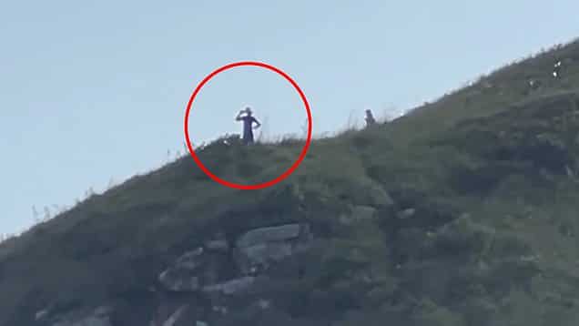 Two giant ‘aliens’ spotted on Brazilian island? Video goes crazy viral on social media Two giant ‘aliens’ spotted on Brazilian island? Video goes crazy viral on social media