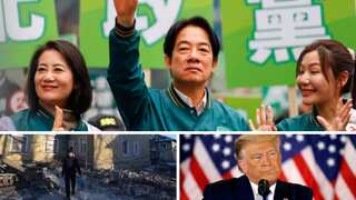 Top 10 world news: Lai Ching-te wins Taiwan prez race, Ukraine war updates, and more