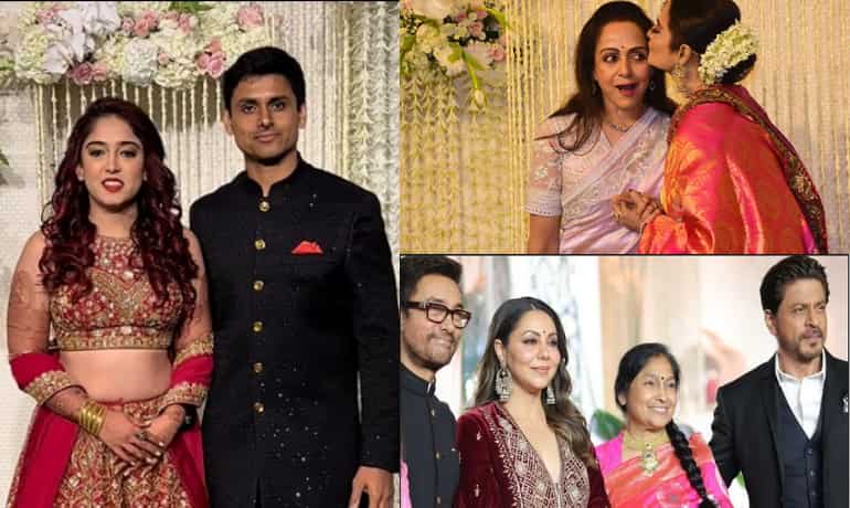 In pics: Happy and heartfelt moments from Ira Khan-Nupur Shikhare wedding reception