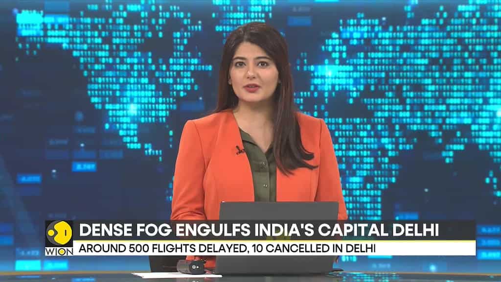 India: Dense fog engulfs national capital Delhi, records lowest temperature at 3.3 degrees