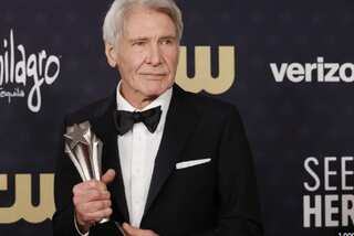 Harrison Ford choked up receiving Career Achievement at Critics Choice 2024