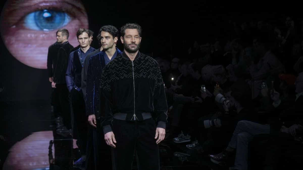 Armani casts an arresting gaze on Milan runway, Zegna accumulates cashmere Armani casts an arresting gaze on Milan runway, Zegna accumulates cashmere