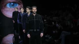 Armani casts an arresting gaze on Milan runway, Zegna accumulates cashmere