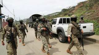 At least 43 prisoners escape Ecuador jail amid continued military operations
