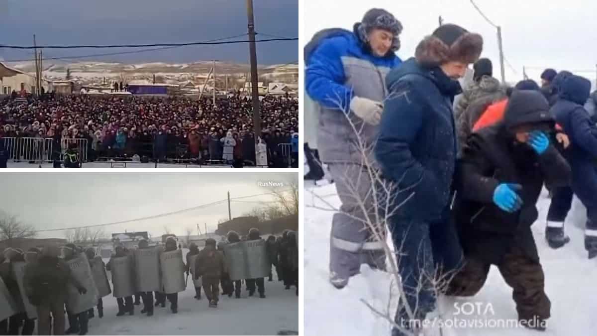 Russia protest: Demonstrators clash with riot police over jailing of rights activist Russia protest: Demonstrators clash with riot police over jailing of rights activist