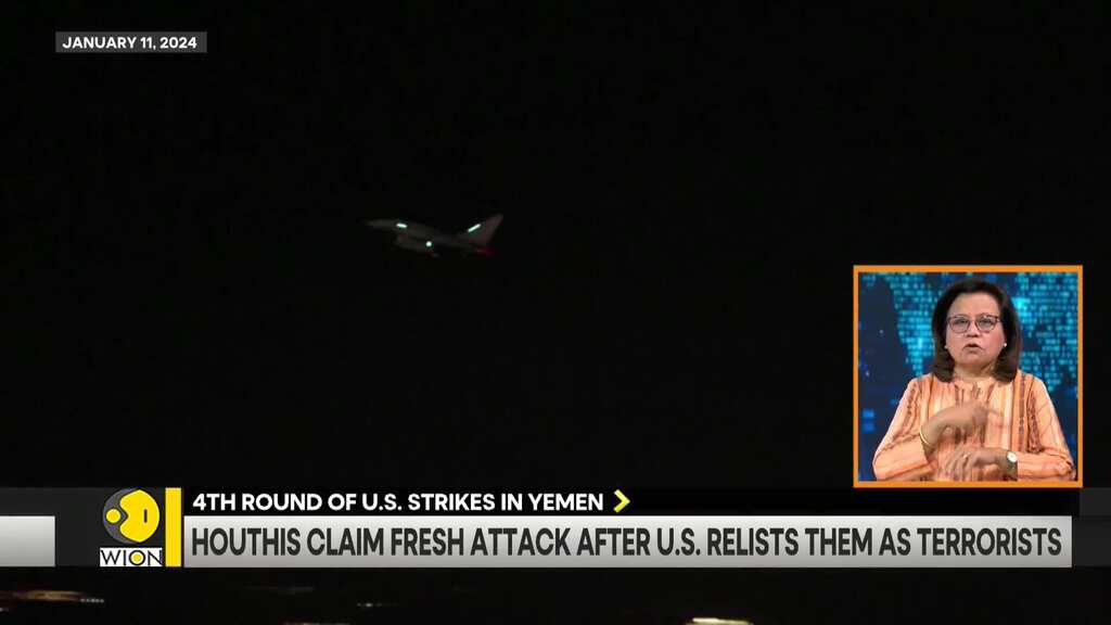 4th round of US strikes in Yemen | Chinese warplanes detected in Taiwan | WION Speed News