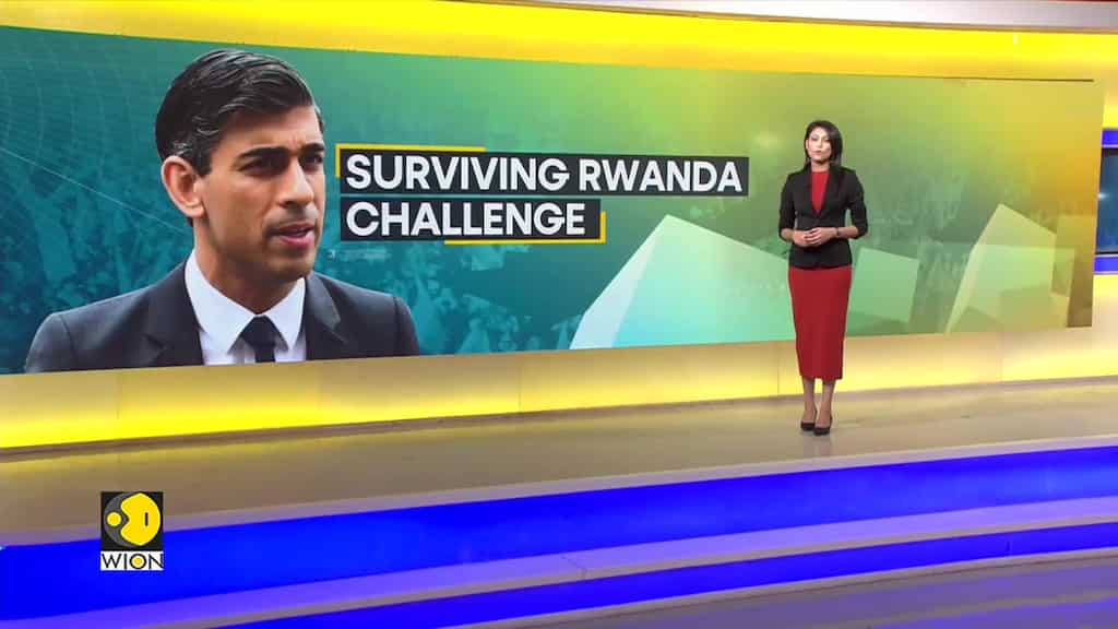 British PM Sunak survives revolt over Rwanda bill