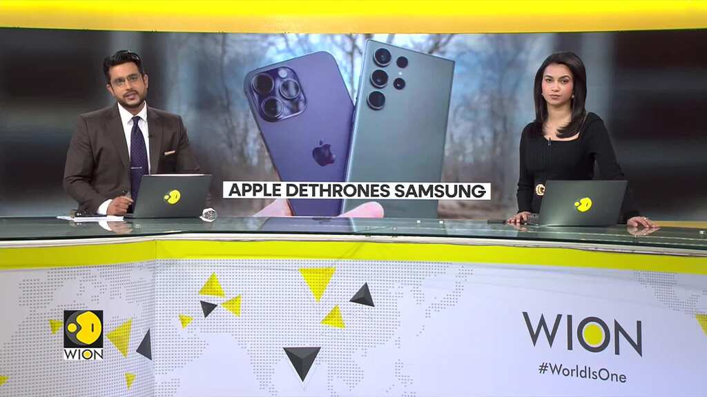 Apple overtakes Samsung as world's biggest seller of smartphones