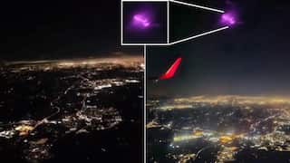 Watch: Hot pink UFO with aliens? Flight attendant claims to have spotted bizarre orbs