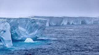 A23a: Images show massive arches and caves in world’s largest iceberg as it erodes