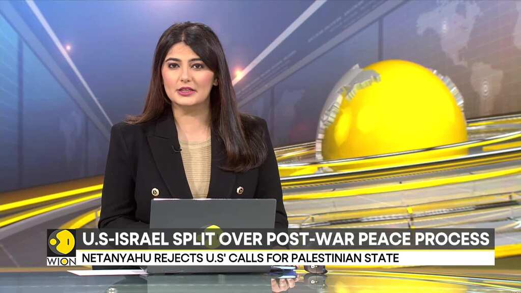 Israel-hamas war: Israeli PM Benjamin Netanyahu says he rejects creation of a Palestinian state