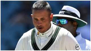 Aus v WI: Usman Khawaja escapes a fractured jaw after suffering nasty blow from Shamar Joseph bouncer