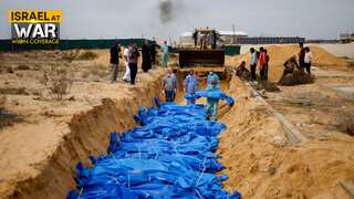 Israel digs Palestinian graves while searching for hostages held in Gaza