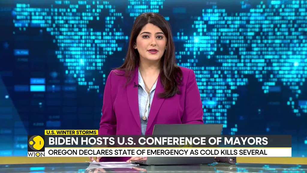 Biden hosts conference of Mayors as US faces extreme weather conditions