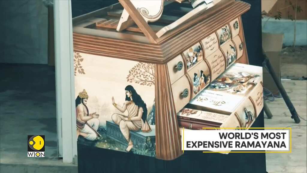 Ram Mandir Inauguration: World's most expensive Ramayana, worth $1,985 reaches Ayodhya