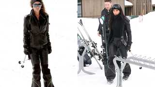 Kim Kardashian dons $18,000 Chanel ski suit; takes style inspiration from Victoria Beckham