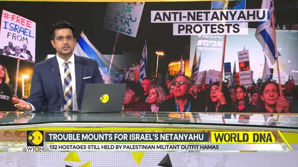 Israel-Hamas War: Anti-Netanyahu protests demand hostages' release