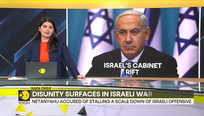 Disunity surfaces in Israeli war cabinet