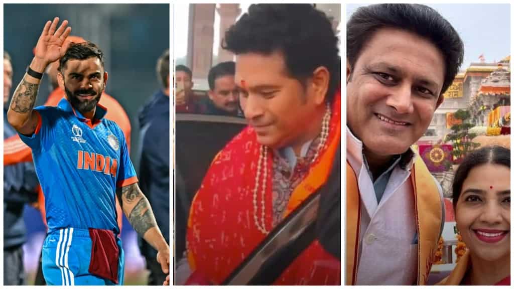 Ram Mandir ceremony: Tendulkar, Kumble and other sports personalities attend consecration