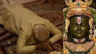 Ram Mandir consecration: PM Modi prostrates before Ram Lalla idol at Ayodhya after ceremony. WATCH