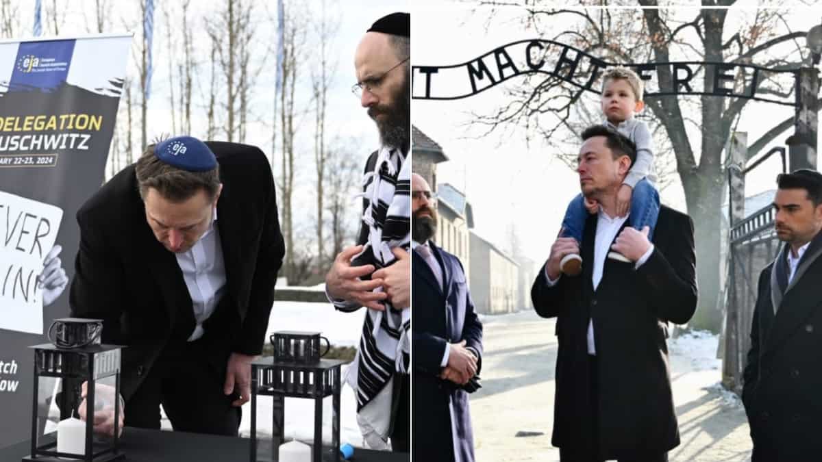 Elon Musk pays private visit to Auschwitz, speaks on antisemitism