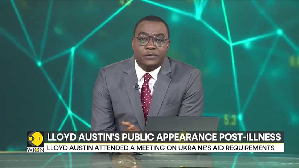 US Defense Secretary Lloyd Austin makes first appearance since secret hospitalisation