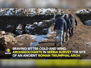 Roman triumphal arch unearthed by Serbian archaeologists
