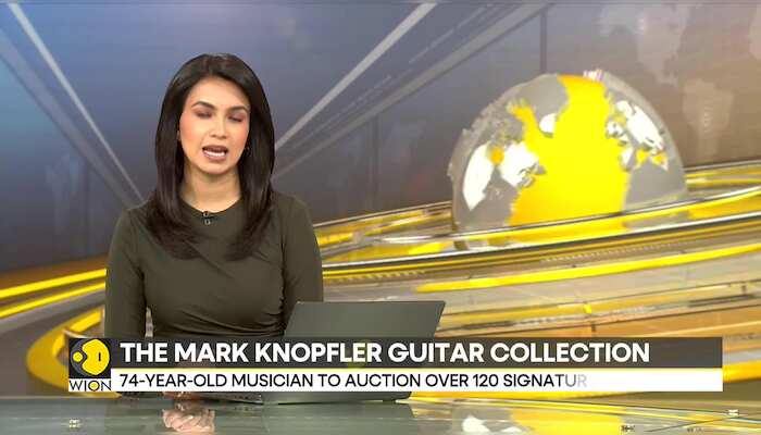 Mark Knopfler's guitar collection up for auction