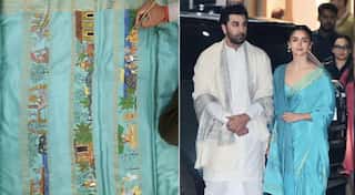 Alia Bhatt's saree she wore to Ram Mandir took 100 hours to make