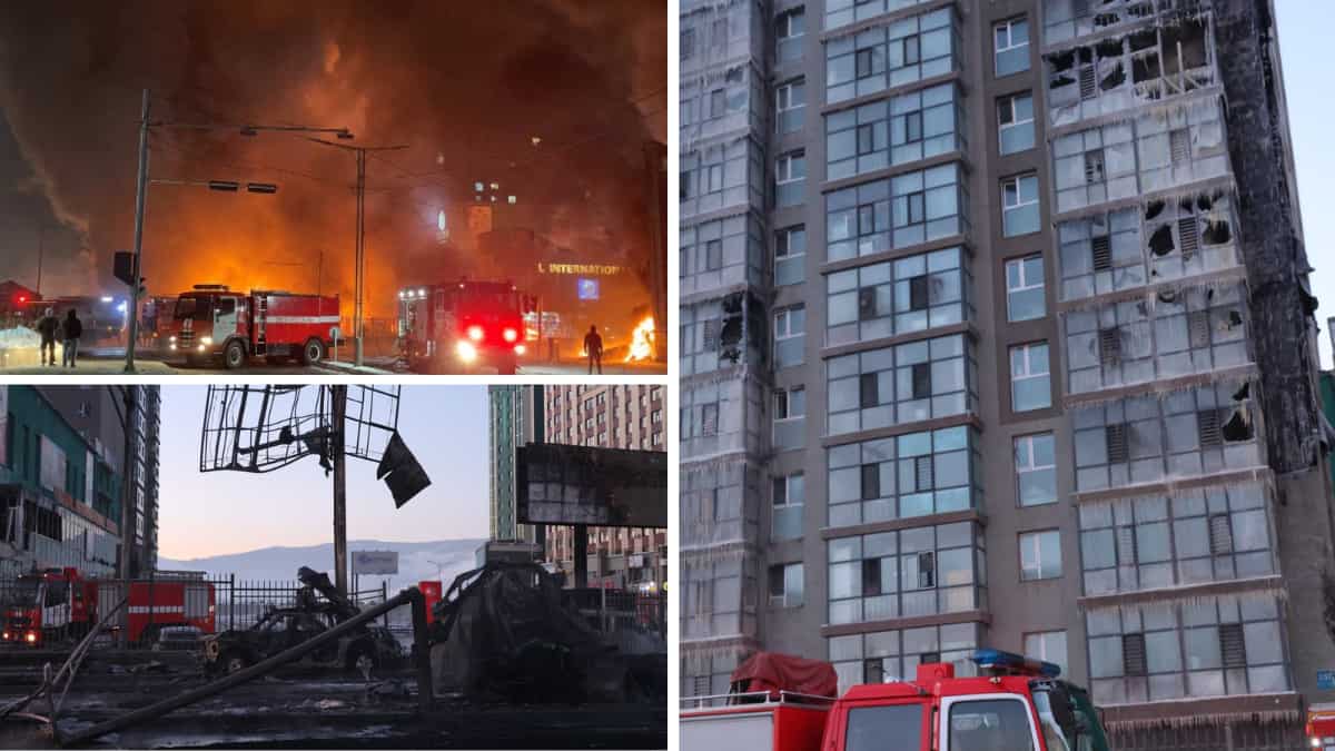 Mongolia: 6 killed, 14 injured after truck carrying 60 tonnes of LNG collides with car Mongolia: 6 killed, 14 injured after truck carrying 60 tonnes of LNG collides with car