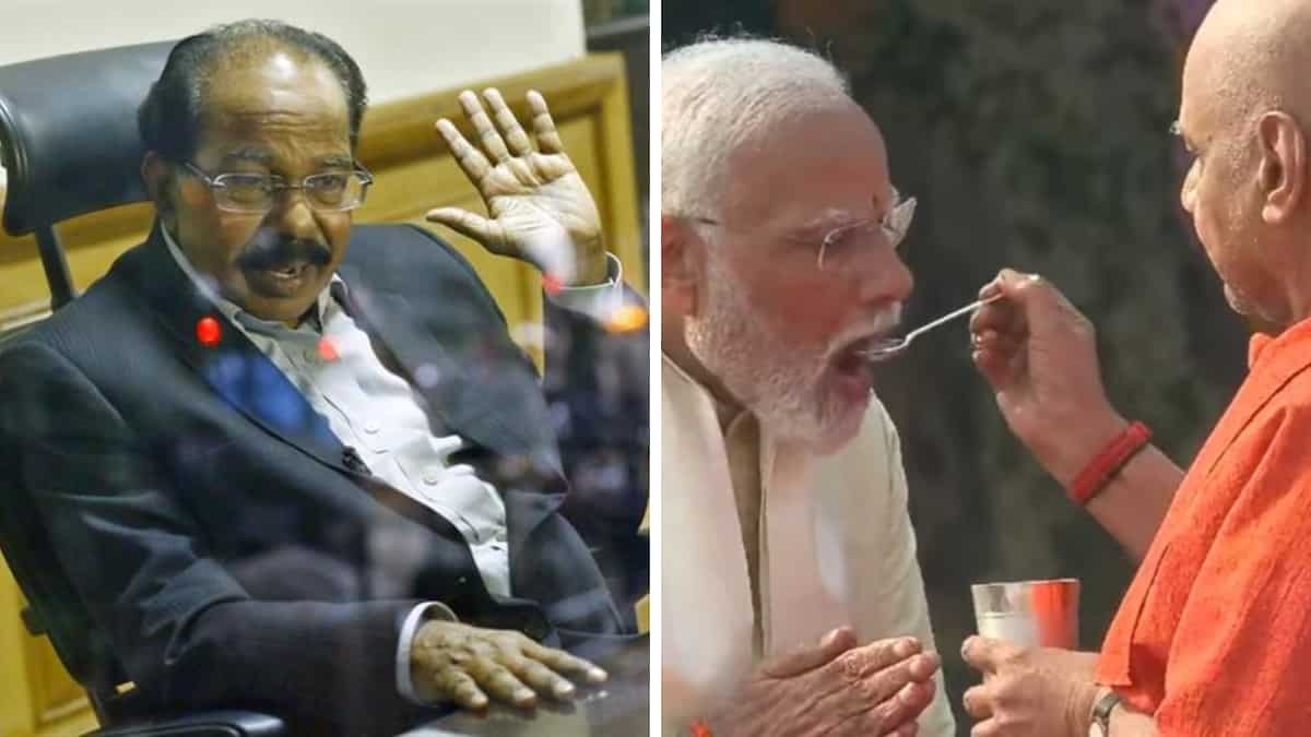 Ayodhya consecration: 'Miracle' that Modi is alive, says Congress leader Moily on PM's 11-day ritual