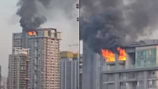 VIDEO: Massive fire engulfs 26th floor of high-rise building in India's Mumbai