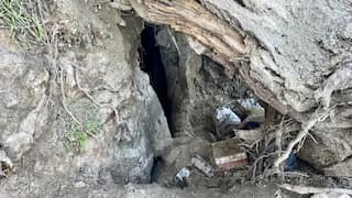 US: Homeless Californians found living in underground caves with makeshift furnishings